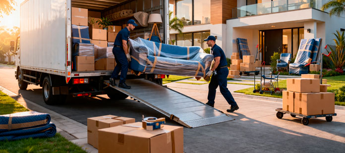 Transporte de mudanças